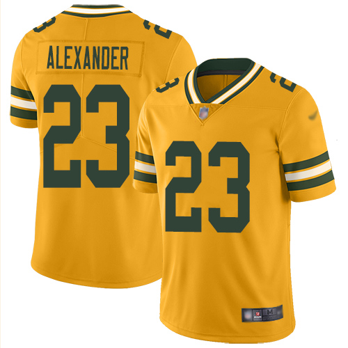 Nike Packers #23 Jaire Alexander Gold Men's Stitched NFL Limited Inverted Legend Jersey