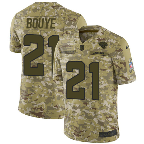 Nike Jaguars #21 A.J. Bouye Camo Men's Stitched NFL Limited 2018 Salute To Service Jersey