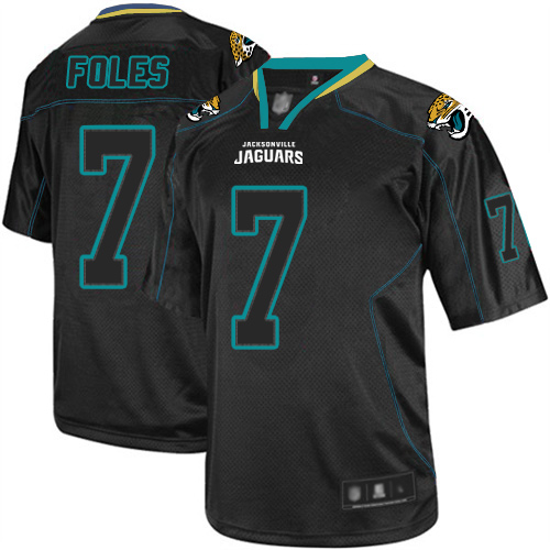Nike Jaguars #7 Nick Foles Lights Out Black Men's Stitched NFL Elite Jersey
