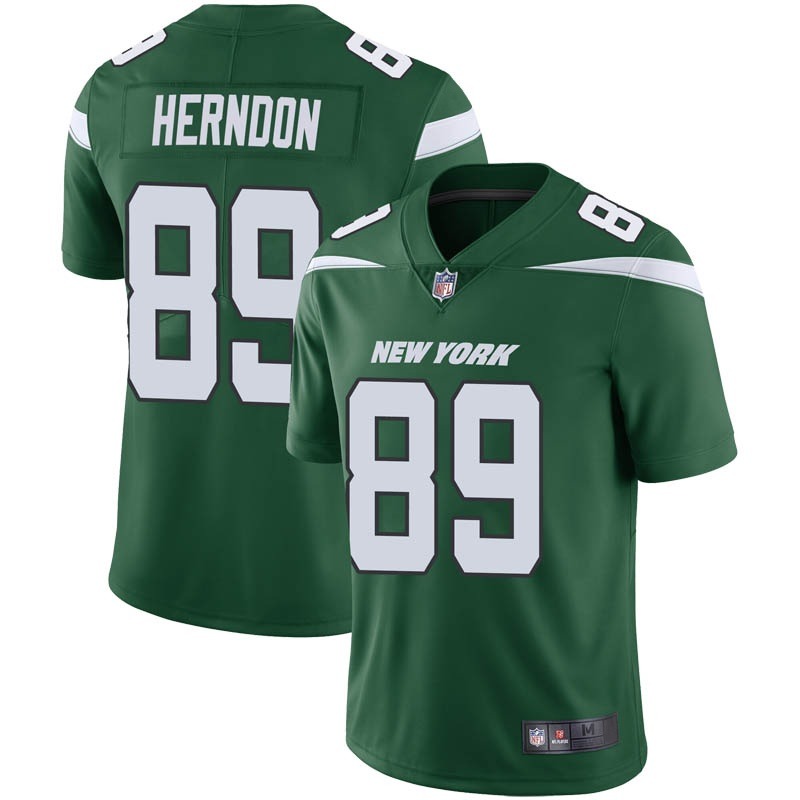 Men's New York Jets #89 Chris Herndon Green Vapor Untouchable Limited ...