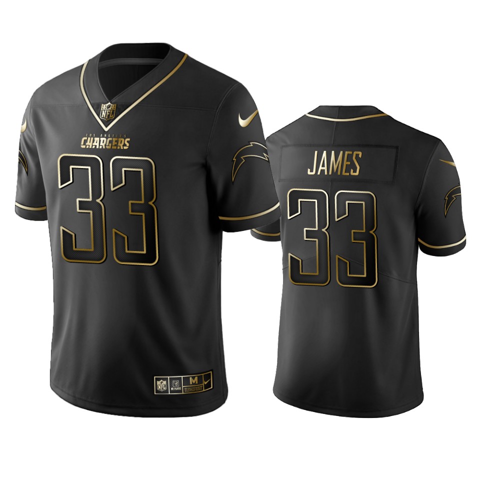 Chargers #33 Derwin James Men's Stitched NFL Vapor Untouchable Limited Black Golden Jersey