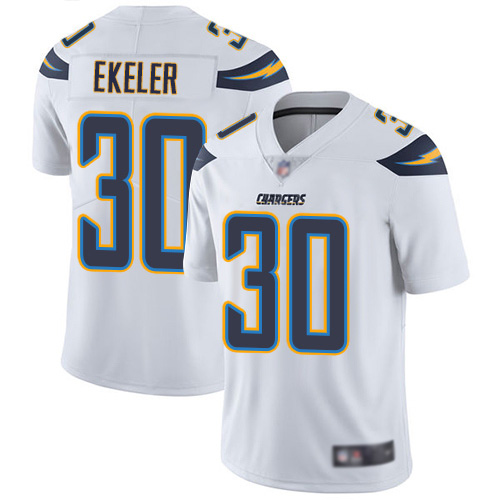Nike Chargers #30 Austin Ekeler White Men's Stitched NFL Vapor Untouchable Limited Jersey