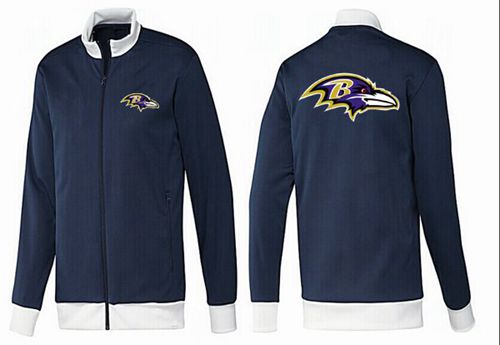 NFL Baltimore Ravens Team Logo Jacket Dark Blue_1