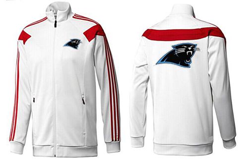 NFL Carolina Panthers Team Logo Jacket White