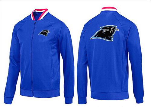 NFL Carolina Panthers Team Logo Jacket Blue_1