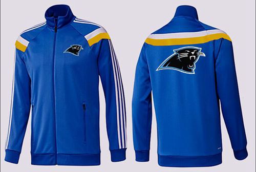 NFL Carolina Panthers Team Logo Jacket Blue_5