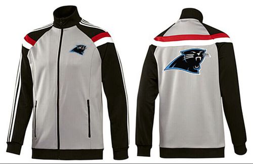 NFL Carolina Panthers Team Logo Jacket Grey