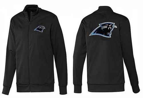 NFL Carolina Panthers Team Logo Jacket Black_1