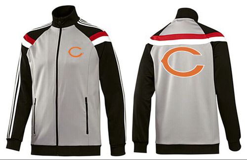 NFL Chicago Bears Team Logo Jacket Grey