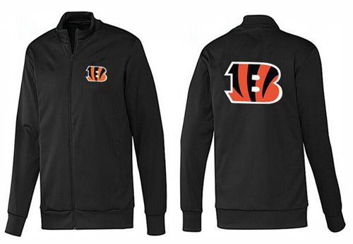 NFL Cincinnati Bengals Team Logo Jacket Black_1