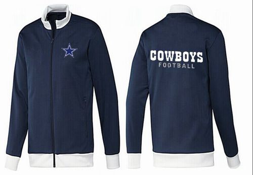 NFL Dallas Cowboys Authentic Jacket Dark Blue_2