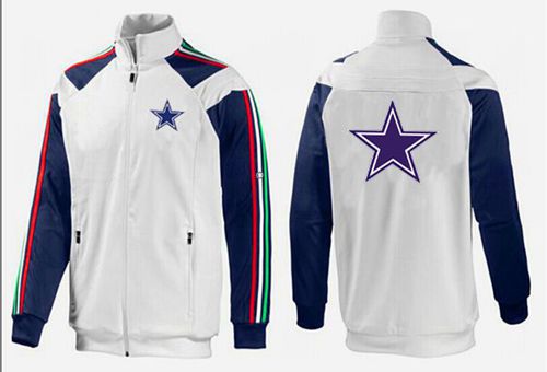 NFL Dallas Cowboys Team Logo Jacket White_2
