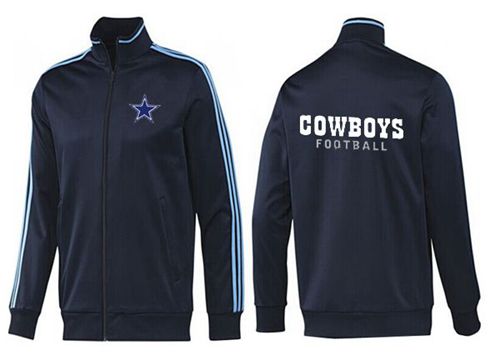 NFL Dallas Cowboys Authentic Jacket Dark Blue_1