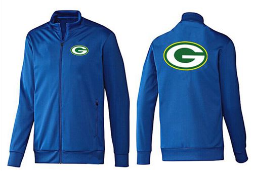 NFL Green Bay Packers Team Logo Jacket Blue_1