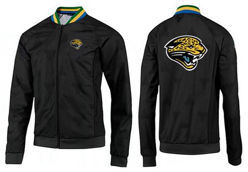 NFL Jacksonville Jaguars Team Logo Jacket Black_4