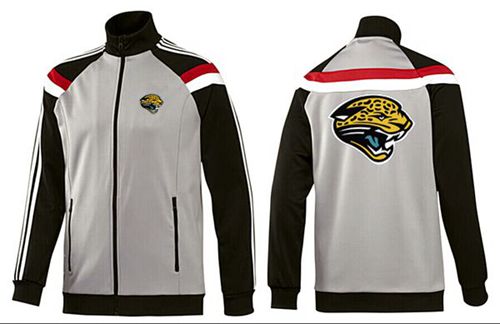 NFL Jacksonville Jaguars Team Logo Jacket Grey
