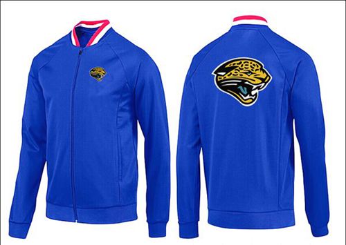 NFL Jacksonville Jaguars Team Logo Jacket Blue_1
