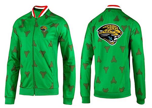 NFL Jacksonville Jaguars Team Logo Jacket Green_2