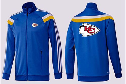 NFL Kansas City Chiefs Team Logo Jacket Blue_1