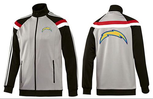 NFL Los Angeles Chargers Team Logo Jacket Grey