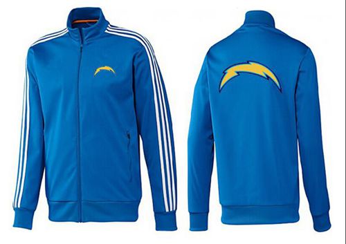 NFL Los Angeles Chargers Team Logo Jacket Blue_3