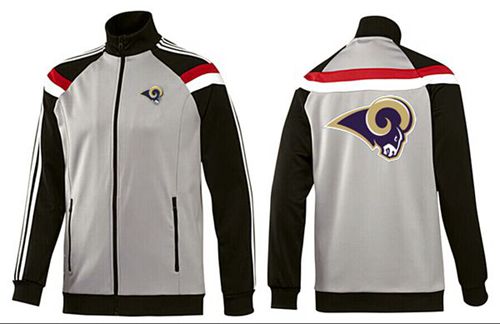 NFL Los Angeles Rams Team Logo Jacket Grey