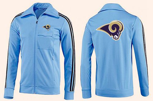 NFL Los Angeles Rams Team Logo Jacket Light Blue