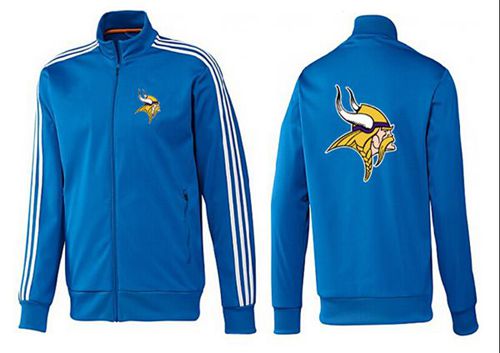 NFL Minnesota Vikings Team Logo Jacket Blue_1