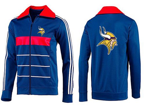 NFL Minnesota Vikings Team Logo Jacket Blue_2