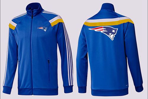 NFL New England Patriots Team Logo Jacket Blue_4