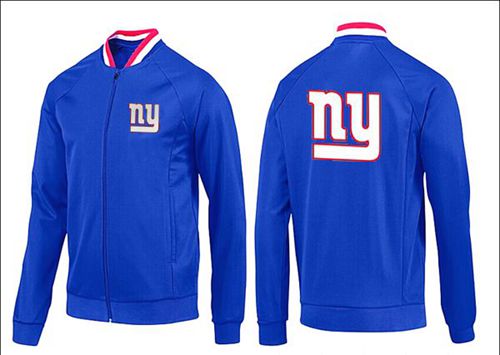 NFL New York Giants Team Logo Jacket Blue_1