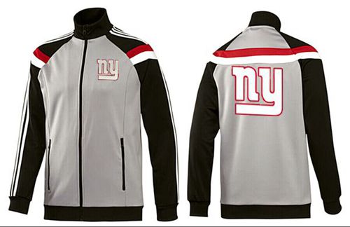 NFL New York Giants Team Logo Jacket Grey