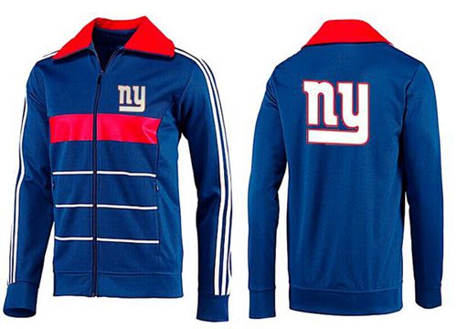 NFL New York Giants Team Logo Jacket Blue_4