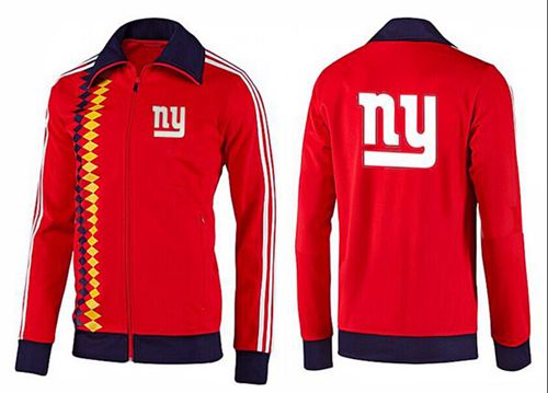 NFL New York Giants Team Logo Jacket Red_2