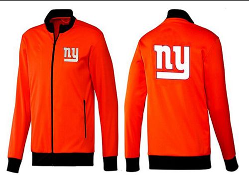 NFL New York Giants Team Logo Jacket Orange