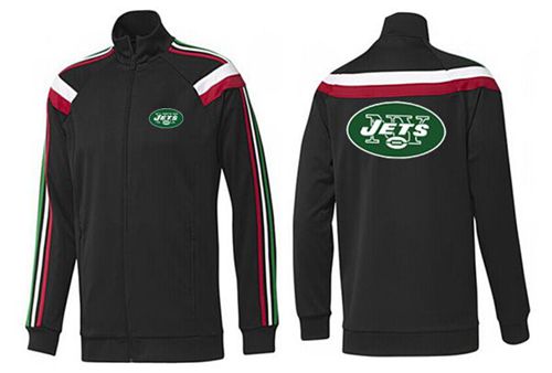 NFL New York Jets Team Logo Jacket Black_2