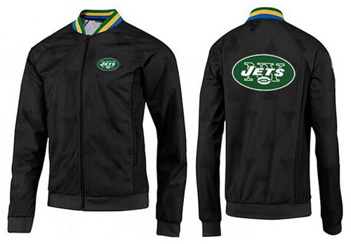 NFL New York Jets Team Logo Jacket Black_3