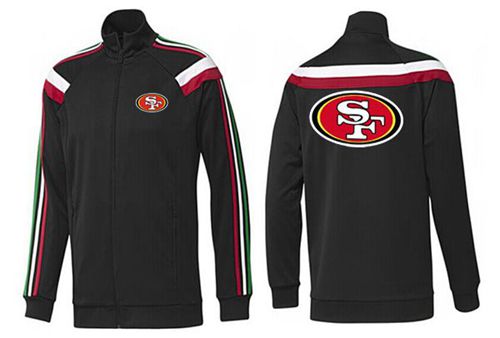 NFL San Francisco 49ers Team Logo Jacket Black_2