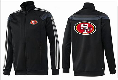 NFL San Francisco 49ers Team Logo Jacket Black_3