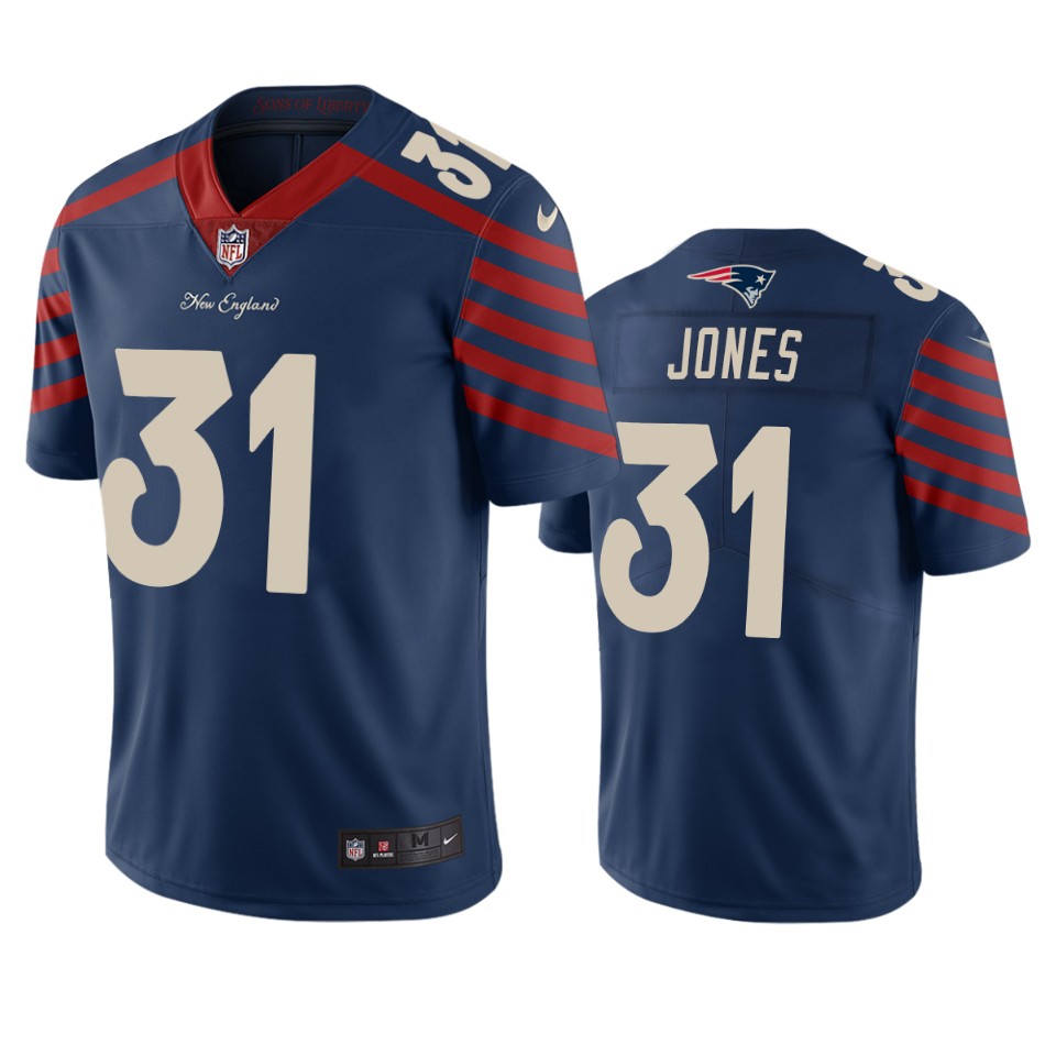 New England Patriots #31 Jonathan Jones Navy Vapor Limited City Edition NFL Jersey