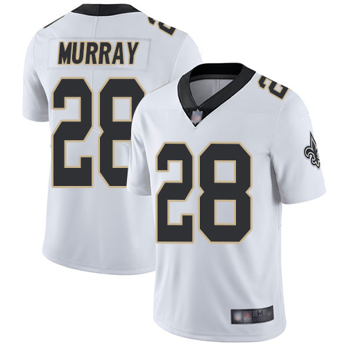 Nike Saints #28 Latavius Murray White Men's Stitched NFL Vapor Untouchable Limited Jersey