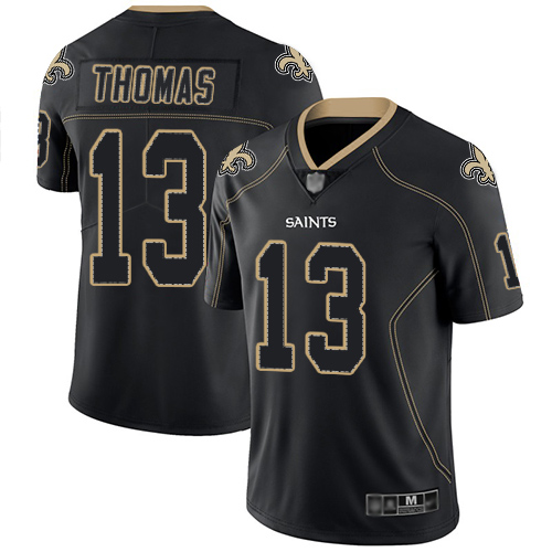 Nike Saints #13 Michael Thomas Lights Out Black Men's Stitched NFL Limited Rush Jersey