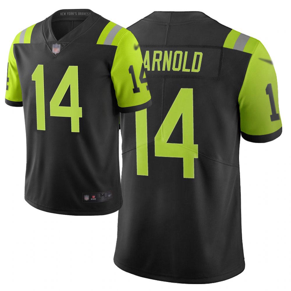 Nike Jets #14 Sam Darnold Black Men's Stitched NFL Limited City Edition Jersey