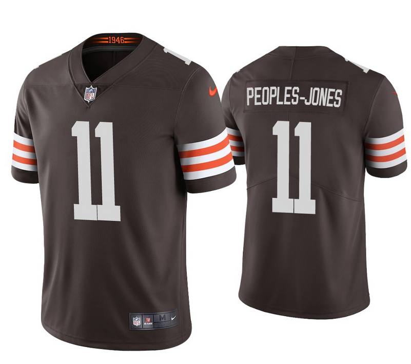 Men's Cleveland Browns #11 Donovan Peoples-Jones Brown Vapor Untouchable Limited Stitched Jersey