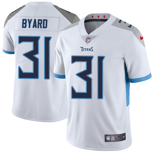 Nike Titans #31 Kevin Byard White Men's Stitched NFL Vapor Untouchable Limited Jersey