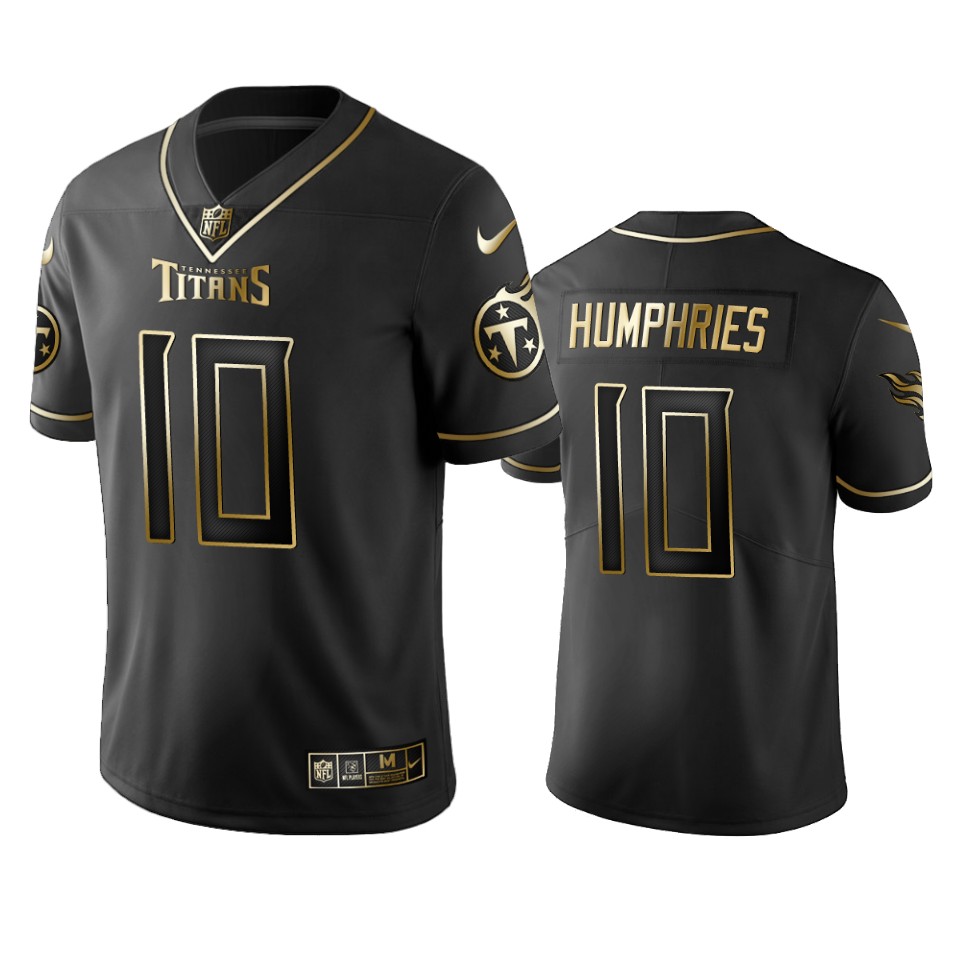 Titans #10 Adam Humphries Men's Stitched NFL Vapor Untouchable Limited Black Golden Jersey