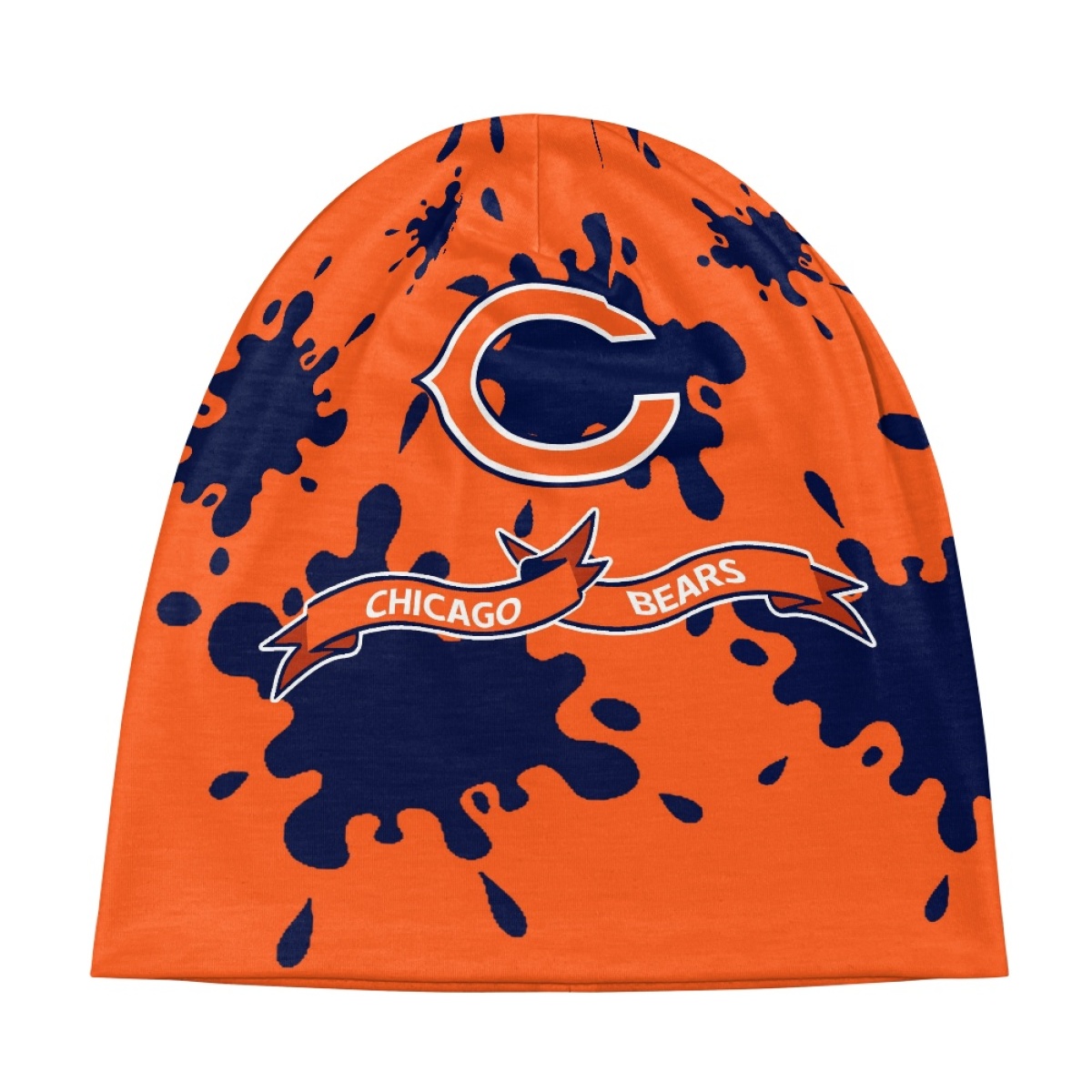 Chicago Bears Baggy Skull Hats 0124