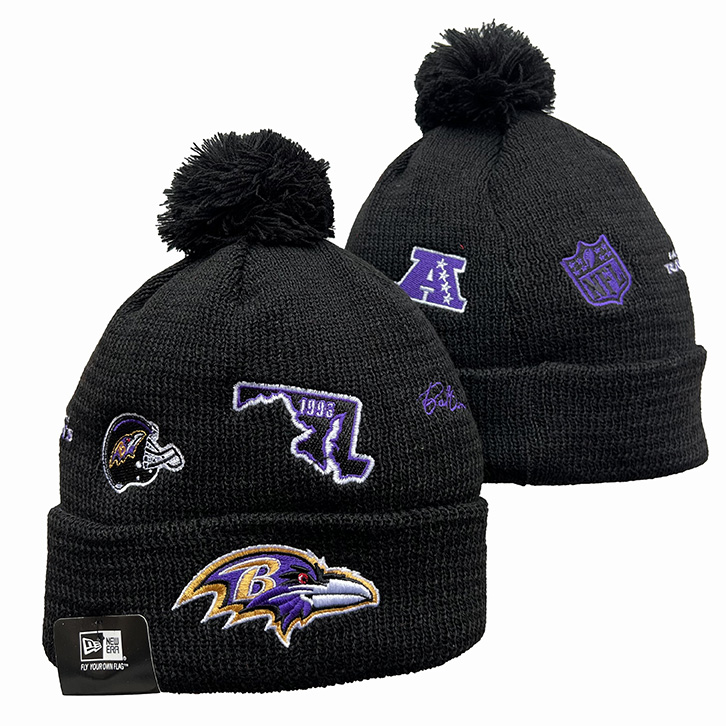 Baltimore Ravens 2023 Knit Hats 001