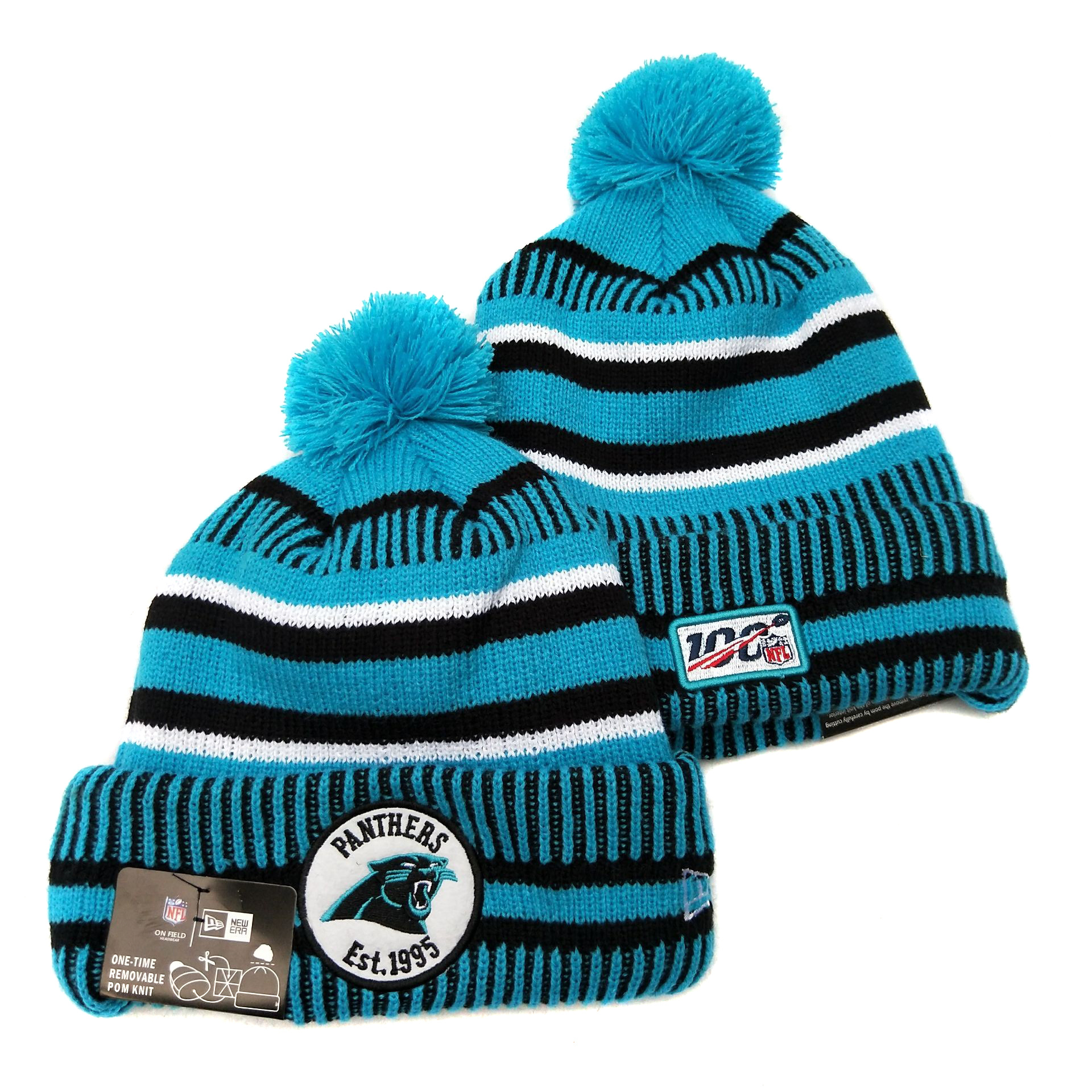 Carolina Panthers Knit Hats 039