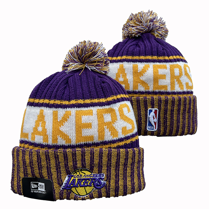 Los Angeles Lakers Knit Hats 1122